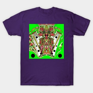 radiactive mictlan alien ecopop T-Shirt